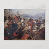 De strijd tegen de poitiers briefkaart (Voorkant)