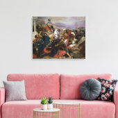 De strijd tegen de poitiers, gewonnen door Charles Canvas Afdruk (Insitu (Woonkamer))