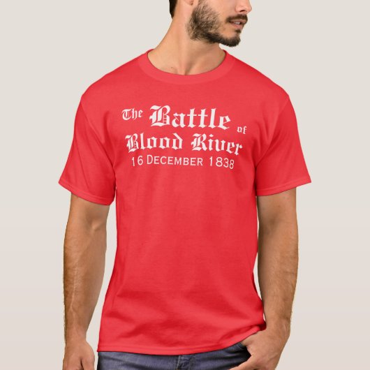 De strijd tegen de rivier de Blood T-shirt (Voorkant)