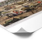 De strijd tegen Heliopolis, 29 Ventose, jaar 8 (20 Poster (Hoek)