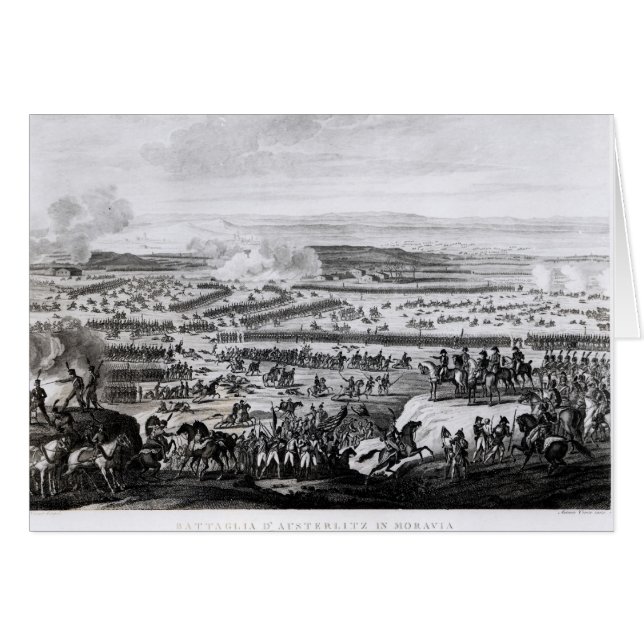 De strijd tegen het Austerlitz in Moravië (Voorkant Horizontaal)
