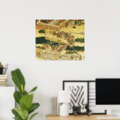 De strijd tegen Hogen vanaf een scherm Poster (Thuiskantoor)