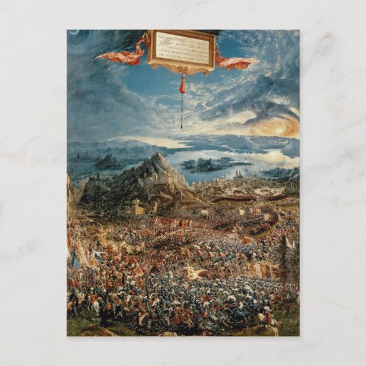 De strijd tegen Issus Briefkaart (Voorkant)