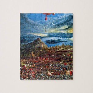De strijd tegen Issus door Albrecht Altdorfer Legpuzzel