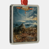 De strijd tegen Issus Metalen Ornament (Rechts)