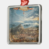 De strijd tegen Issus Metalen Ornament (Links)