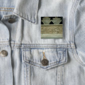 De strijd tegen Marignano Vierkante Button 5,1 Cm (In situ)