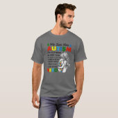 De strijd tegen mijn zoon heeft Autism Hero Autism T-shirt (Voorkant volledig)