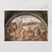 De strijd tegen Ostia door Raphael Briefkaart (Voorkant)