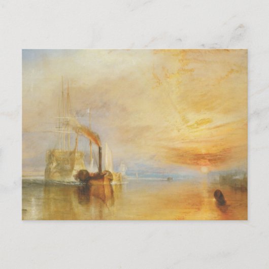 De strijd tegen Temeraire Briefkaart (Voorkant)