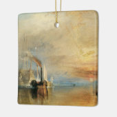 De strijd tegen Temeraire door Joseph Turner, Mari Keramisch Ornament (Links)