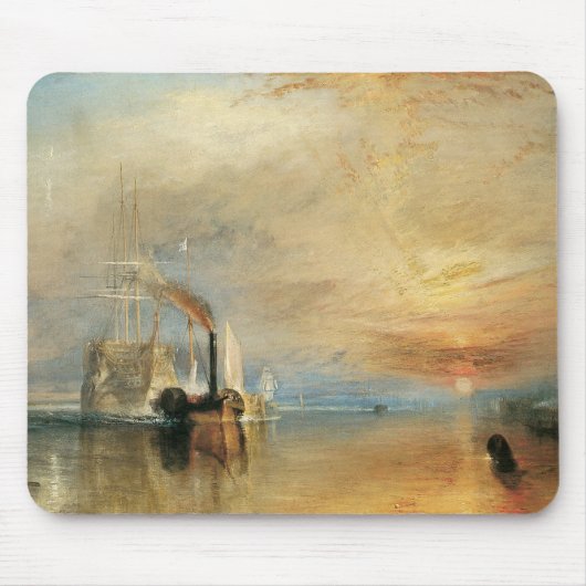 De strijd tegen Temeraire door Joseph Turner, Mari Muismat (Voorkant)