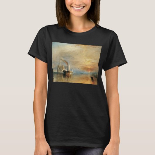 De strijd tegen Temeraire door Joseph Turner, Mari T-shirt (Voorkant)