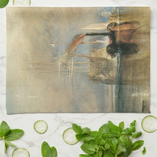 De strijd tegen Temeraire door Joseph Turner, Mari Theedoek (Gevouwen)