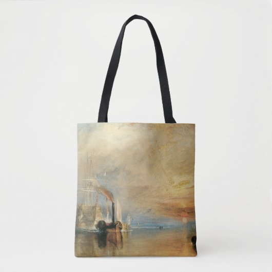 De strijd tegen Temeraire door Joseph Turner, Mari Tote Bag (Voorkant)