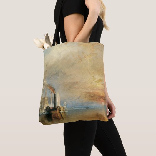 De strijd tegen Temeraire door Joseph Turner, Mari Tote Bag (Dichtbij)