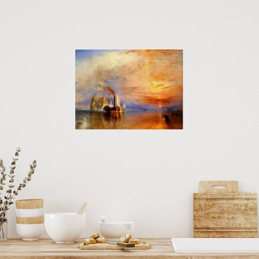 De strijd tegen Temeraire Poster (Keuken)