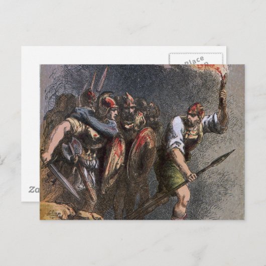 De strijd tegen Veii Briefkaart (Voorkant / Achterkant)