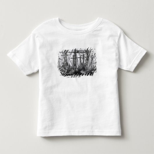 De strijd tegen Zonchio in 1499 Kinder Shirts (Voorkant)