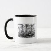 De strijd tegen Zonchio in 1499 Mok (Links)