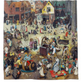 De strijd tussen Carnival en Lent, Bruegel Douchegordijn (Voorkant)