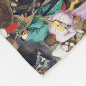 De strijd tussen Carnival en Lent, Bruegel Fleece Deken (Hoek)