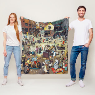 De strijd tussen Carnival en Lent, Bruegel Fleece Deken