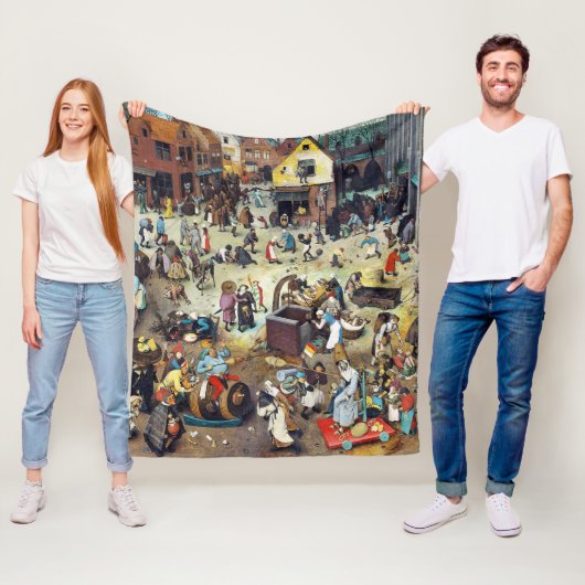 De strijd tussen Carnival en Lent, Bruegel Fleece Deken (In situ)