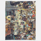 De strijd tussen Carnival en Lent, Bruegel Fleece Deken (Voorkant)