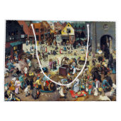 De strijd tussen Carnival en Lent, Bruegel Groot Cadeauzakje (Achterkant)