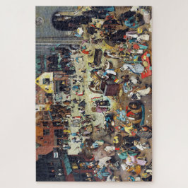 De strijd tussen Carnival en Lent, Bruegel Legpuzzel