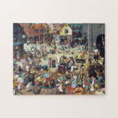 De strijd tussen Carnival en Lent, Bruegel Legpuzzel (Horizontaal)