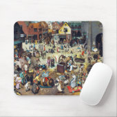 De strijd tussen Carnival en Lent, Bruegel Muismat (Met muis)