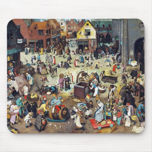 De strijd tussen Carnival en Lent, Bruegel Muismat (Voorkant)