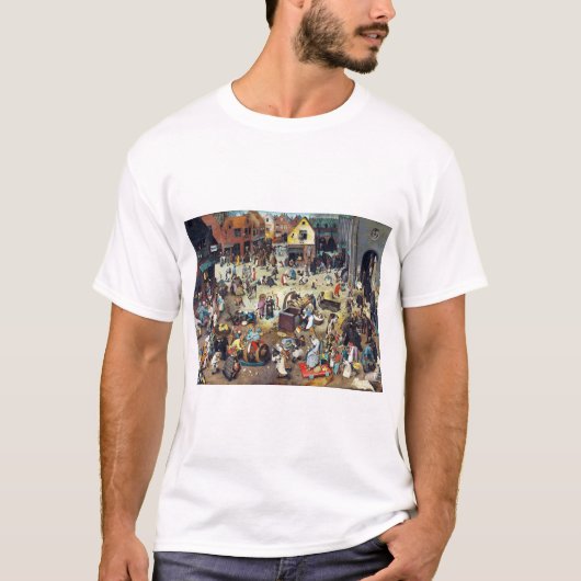 De strijd tussen Carnival en Lent, Bruegel T-shirt (Voorkant)