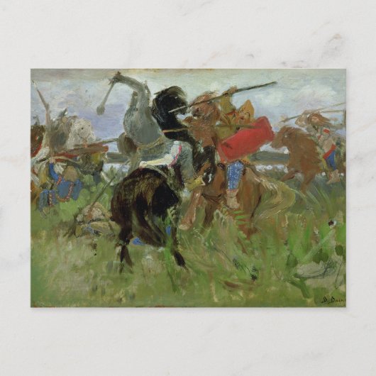 De strijd tussen de Scythianen en de Briefkaart (Voorkant)