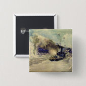 De strijd tussen de Zwarte Zee en Vierkante Button 5,1 Cm (Voorkant /achterkant)