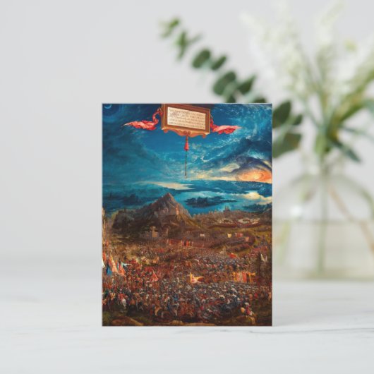 De strijd van Alexander op Issus (1529) Briefkaart (Staand voorkant)