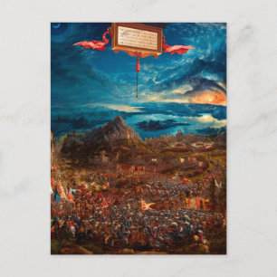 De strijd van Alexander op Issus (1529) Briefkaart
