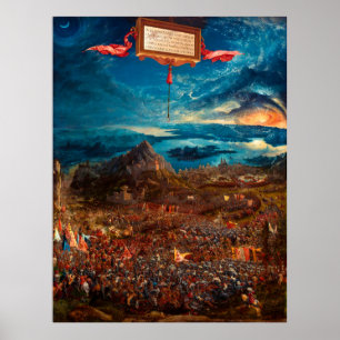 De strijd van Alexander op Issus (1529) Poster