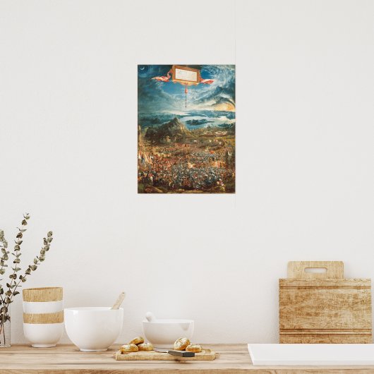 De strijd van Alexander op Issus Poster (Keuken)