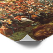 De strijd van Alexander op Issus Poster (Hoek)