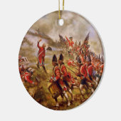 De strijd van Bunker Hill door E. Percy Moran Keramisch Ornament (Links)