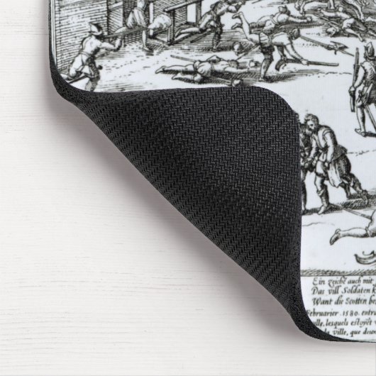 De strijd van Courtrai tussen de Fransen Muismat (Hoek)