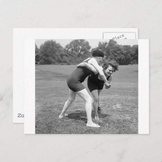 De Strijd van de kat, de vroege jaren 1900 Briefkaart (Voorkant / Achterkant)