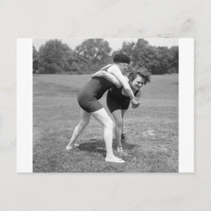 De Strijd van de kat, de vroege jaren 1900 Briefkaart