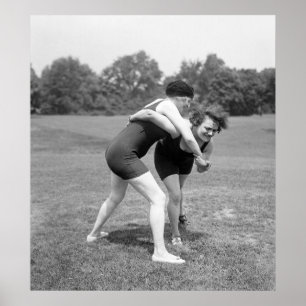 De Strijd van de kat, de vroege jaren 1900 Poster