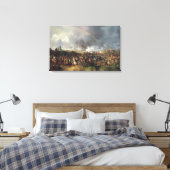 De strijd van de naties van Leipzig, 1813 Canvas Afdruk (Insitu (Slaapkamer))