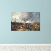 De strijd van de naties van Leipzig, 1813 Canvas Afdruk (Insitu (Houten vloer))