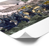 De strijd van Gettysburg, Pa. 3 quinquies. juli 18 Poster (Hoek)